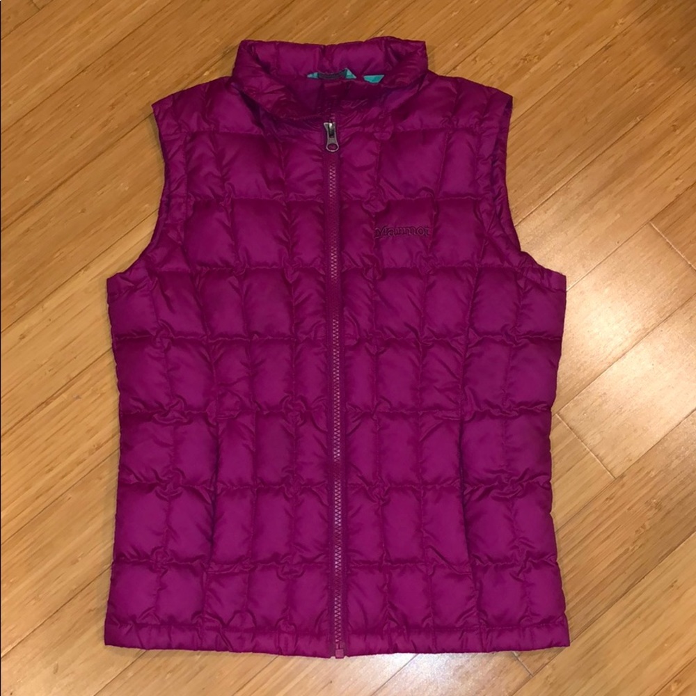 Girls Marmot puffer vest - new without tags